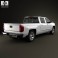 Chevrolet Silverado Crew Cab LTZ 2014 3d model