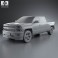 Chevrolet Silverado Crew Cab LTZ 2014 3d model
