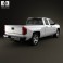 Chevrolet Silverado Extended Cab Z71 2014 3d model
