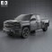 Chevrolet Silverado Extended Cab Z71 2014 3d model