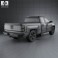 Chevrolet Silverado Extended Cab Z71 2014 3d model