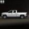 Chevrolet Silverado Extended Cab Z71 2014 3d model