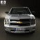Chevrolet Silverado Extended Cab Z71 2014 3d model