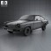 Chevrolet Vega hatchback 1971 3d model