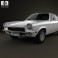 Chevrolet Vega hatchback 1971 3d model