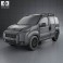 Citroen Nemo Combi 2011 3d model