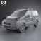 Citroen Nemo Combi 2011 3d model