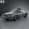 Ford Crown Victoria New York Taxi 2005 3d model
