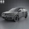 Geely MK Cross 2009 3d model