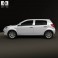 Geely MK hatchback 2009 3d model
