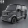 Honda N Box plus JF1 2012 3d model