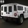 Hummer H1 wagon 2005 3d model