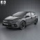 Kia Forte (Cerato / Naza / K3) hatchback 2014 3d model