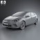 Kia Forte (Cerato / Naza / K3) hatchback 2014 3d model