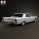 Lincoln Continental sedan 1962 3d model