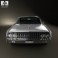 Lincoln Continental sedan 1962 3d model