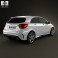 Mercedes-Benz A-class with HQ interior 2013 3d model
