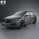 Mercedes-Benz A-class with HQ interior 2013 3d model
