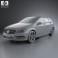 Mercedes-Benz A-class with HQ interior 2013 3d model