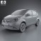 Perodua MyVi 2012 3d model