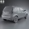 Perodua MyVi 2012 3d model