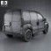 Peugeot Bipper Panel Van 2011 3d model