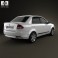 Proton Saga FLX 2012 3d model