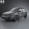 Proton Saga FLX 2012 3d model