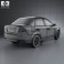 Proton Saga FLX 2012 3d model