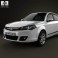 Proton Saga FLX 2012 3d model