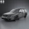 Saab 9-5 Aero wagon 2005 3d model