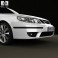 Saab 9-5 Aero wagon 2005 3d model