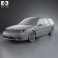 Saab 9-5 Aero wagon 2005 3d model
