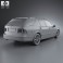 Saab 9-5 Aero wagon 2005 3d model