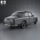 Volvo Amazon coupe 1961 3d model