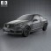 Mercedes-Benz C-Class 63 AMG coupe 2012 3d model