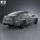 Mercedes-Benz C-Class 63 AMG coupe 2012 3d model
