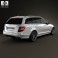 Mercedes-Benz C-Class 63 AMG estate 2012 3d model