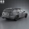 Mercedes-Benz C-Class 63 AMG estate 2012 3d model