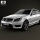 Mercedes-Benz C-Class 63 AMG estate 2012 3d model