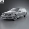 Mercedes-Benz C-Class 63 AMG estate 2012 3d model
