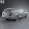 Mercedes-Benz C-Class 63 AMG estate 2012 3d model