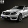 Mercedes-Benz C-Class 63 AMG sedan 2012 3d model