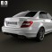 Mercedes-Benz C-Class 63 AMG sedan 2012 3d model