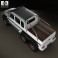 Mercedes-Benz G-Class 6×6 AMG 2013 3d model