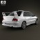 Mitsubishi Lancer Evolution 2001 3d model