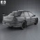 Mitsubishi Lancer Evolution 2001 3d model