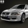 Mitsubishi Lancer Evolution 2001 3d model