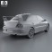 Mitsubishi Lancer Evolution 2001 3d model