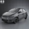 Mitsubishi Mirage 2013 3d model